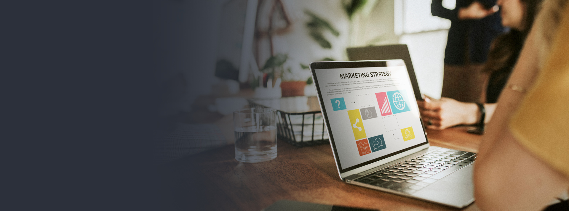 Marketing website homepage