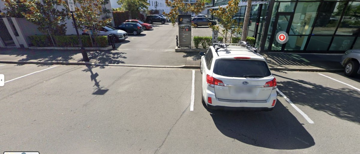 Chester Street West – complimentary parking behind the building